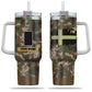 Personalized Finland Soldier/ Veteran Camo With Name And Rank 40oz Tumbler 3D Printed - 17060544