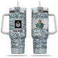 Personalisierter britischer Soldat/Veteranen-Tarnbecher mit Namen und Rang, 40 oz, 3D-Druck – 2401240001