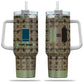 Personalized Belgium Soldier/ Veteran Camo With Name And Rank 40oz Tumbler 3D Printed - 17087328