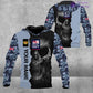 Personalized UK Soldier/ Veteran Camo With Name And Rank Hoodie 3D Printed  - 17062272