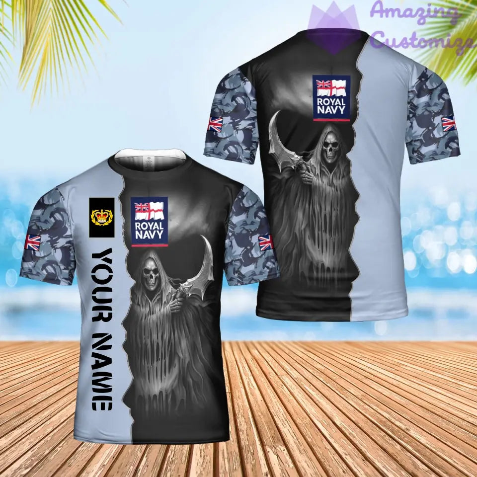 Personalized UK Soldier/ Veteran Camo With Name And Rank Hoodie 3D Printed  - 17062272
