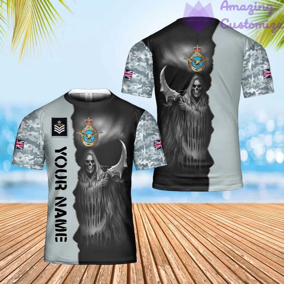 Personalized UK Soldier/ Veteran Camo With Name And Rank Hoodie 3D Printed  - 17062272