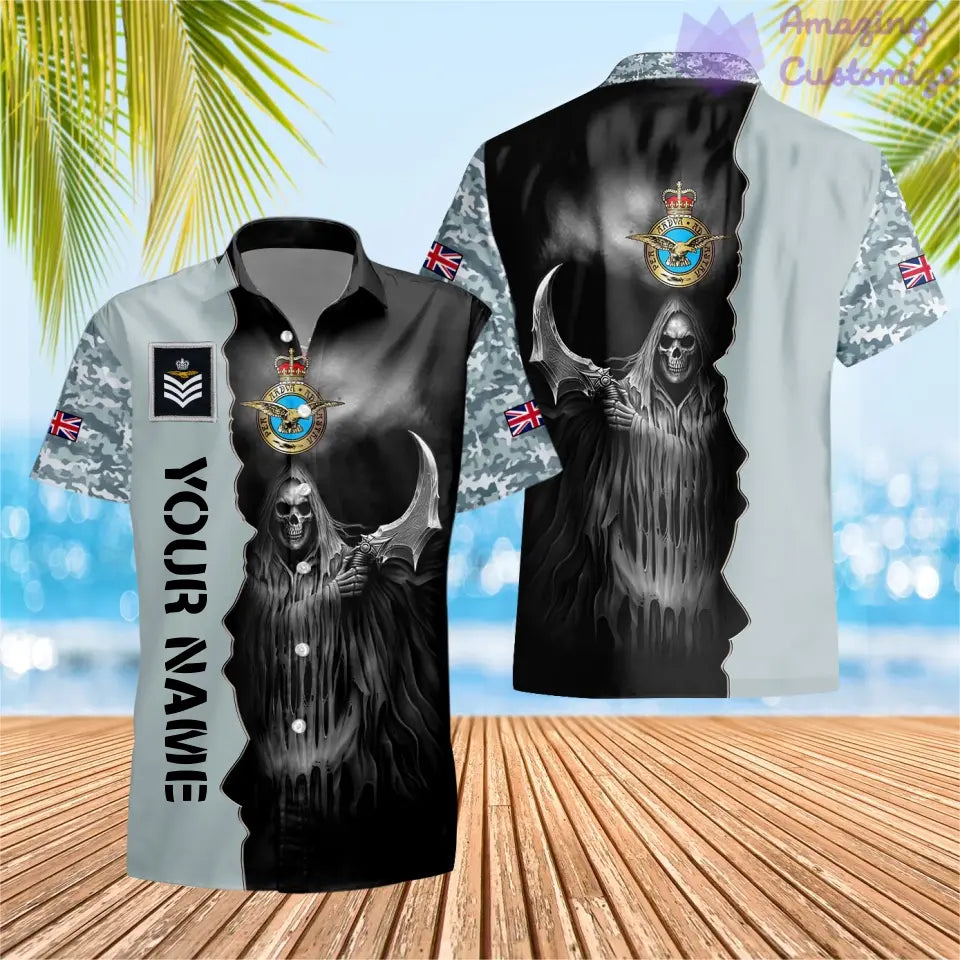 Personalized UK Soldier/ Veteran Camo With Name And Rank Hoodie 3D Printed  - 17062272