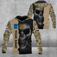 Personalized Netherlands Soldier/ Veteran Camo With Name And Rank Hoodie 3D Printed  - 2601240001