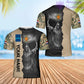 Personalized Netherlands Soldier/ Veteran Camo With Name And Rank Hawaii Shirt 3D Printed  - 17062272