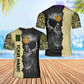 Personalized Netherlands Soldier/ Veteran Camo With Name And Rank Hawaii Shirt 3D Printed  - 17062272