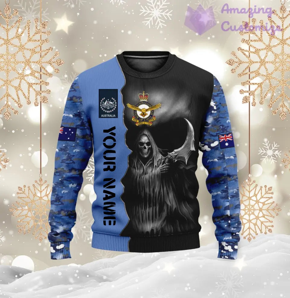 Personalized Australian Soldier/ Veteran Camo With Name And Rank T-Shirt 3D Printed  - 17062272