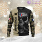Personalized France Soldier/ Veteran Camo With Name And Rank T-Shirt 3D Printed  - 2601240001