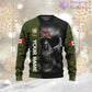 Personalized Canadian Soldier/ Veteran Camo With Name And Rank Hoodie 3D Printed  - 2601240001