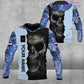 Personalized Netherlands Soldier/ Veteran Camo With Name And Rank Hoodie 3D Printed  - 2601240001