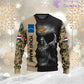 Personalized Netherlands Soldier/ Veteran Camo With Name And Rank Hoodie 3D Printed  - 2601240001