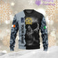 Personalized Ireland Soldier/ Veteran Camo With Name And Rank Hoodie 3D Printed  - 17062272