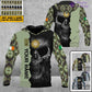 Personalized Ireland Soldier/ Veteran Camo With Name And Rank Hoodie 3D Printed  - 17062272