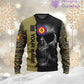 Personalized Belgium Soldier/ Veteran Camo With Name And Rank Hoodie 3D Printed  - 2601240001