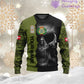 Personalized Denmark Soldier/ Veteran Camo With Name And Rank Hoodie 3D Printed - 17062272