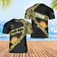 Personalized Australian Soldier/ Veteran Camo With Name And Rank Hawaii shirt 3D Printed  - 3001240001