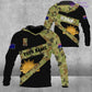 Personalized Australian Soldier/ Veteran Camo With Name And Rank Hawaii shirt 3D Printed  - 3001240001