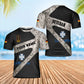 Personalized Germany Soldier/ Veteran Camo With Name And Rank Hawaii shirt 3D Printed  - 3001240001