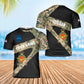 Personalized Netherlands Soldier/ Veteran Camo With Name And Rank T-Shirt 3D Printed  - 3001240001