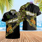 Personalized Netherlands Soldier/ Veteran Camo With Name And Rank T-Shirt 3D Printed  - 3001240001
