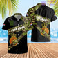 T-shirt personnalisé avec camouflage soldat/vétéran néerlandais avec nom et grade imprimé en 3D - 3001240001