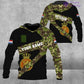 T-shirt personnalisé avec camouflage soldat/vétéran néerlandais avec nom et grade imprimé en 3D - 3001240001