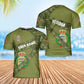 Personalized Denmark Soldier/ Veteran Camo With Name And Rank Hawaii Shirt 3D Printed - 17062272
