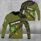 Personalized Finland Soldier/ Veteran Camo With Name And Rank T-shirt 3D Printed  - 17065728