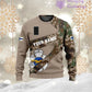 Personalized Finland Soldier/ Veteran Camo With Name And Rank T-shirt 3D Printed  - 17065728