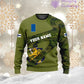 Personalized Finland Soldier/ Veteran Camo With Name And Rank T-shirt 3D Printed  - 17065728