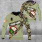 Personalized Ireland Soldier/ Veteran Camo With Name And Rank Hoodie 3D Printed  - 3001240001