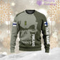 Personalized Finland Soldier/ Veteran Camo With Name And Rank Hoodie 3D Printed  - 17080416