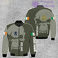 Personalisierter Kapuzenpullover mit irischem Soldaten-/Veteranen-Tarnmuster und Namen und Rang, 3D-Druck – 17080416
