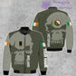 Personalisierter Kapuzenpullover mit irischem Soldaten-/Veteranen-Tarnmuster und Namen und Rang, 3D-Druck – 17080416