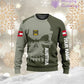 Personalized Austrian Soldier/ Veteran Camo With Name And Rank Hoodie 3D Printed - 1602240001