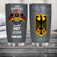 Personalized Germany Veteran/ Soldier With Rank And Name Camo Tumbler - 2202240001