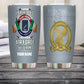 Personalized Ireland Veteran/ Soldier With Rank And Name Camo Tumbler - 17085600