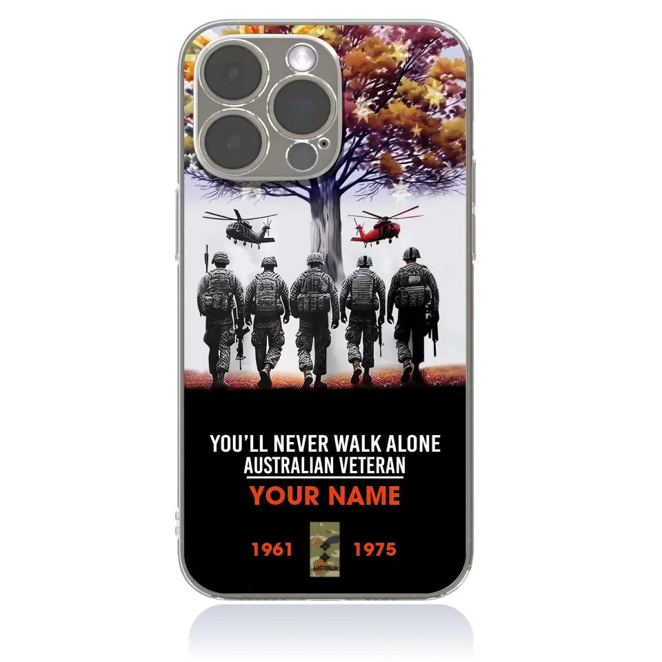 Personalized Australian Soldier/Veterans With Rank, Year And Name Phone Case Printed - 2302240001