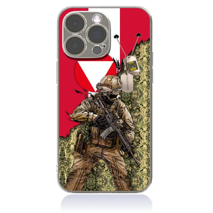Personalized Austrian Soldier/Veterans With Rank And Name Phone Case Printed - 17089056