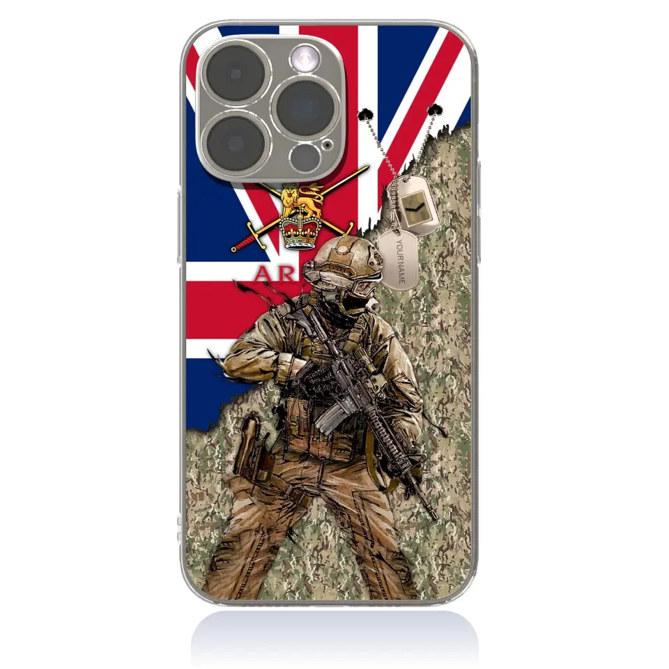 Personalized UK Soldier/Veterans With Rank And Name Phone Case Printed - 2602240001