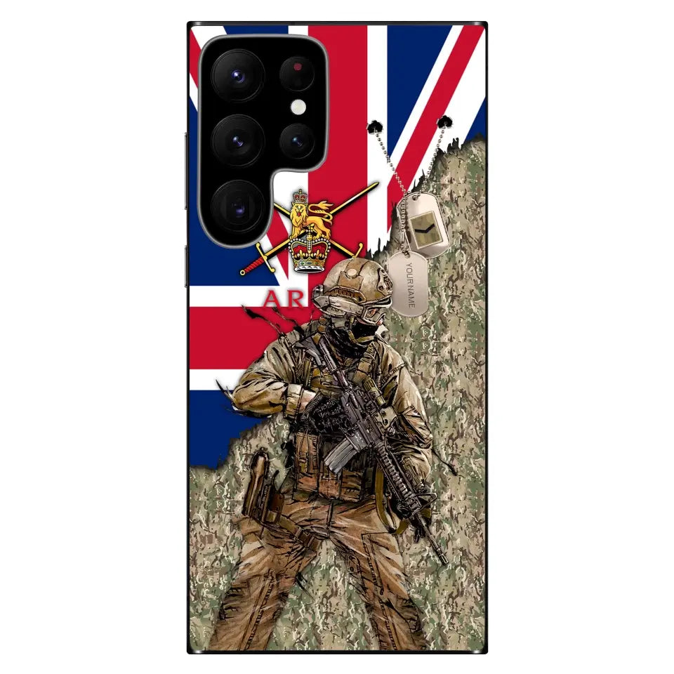 Personalized UK Soldier/Veterans With Rank And Name Phone Case Printed - 2602240001