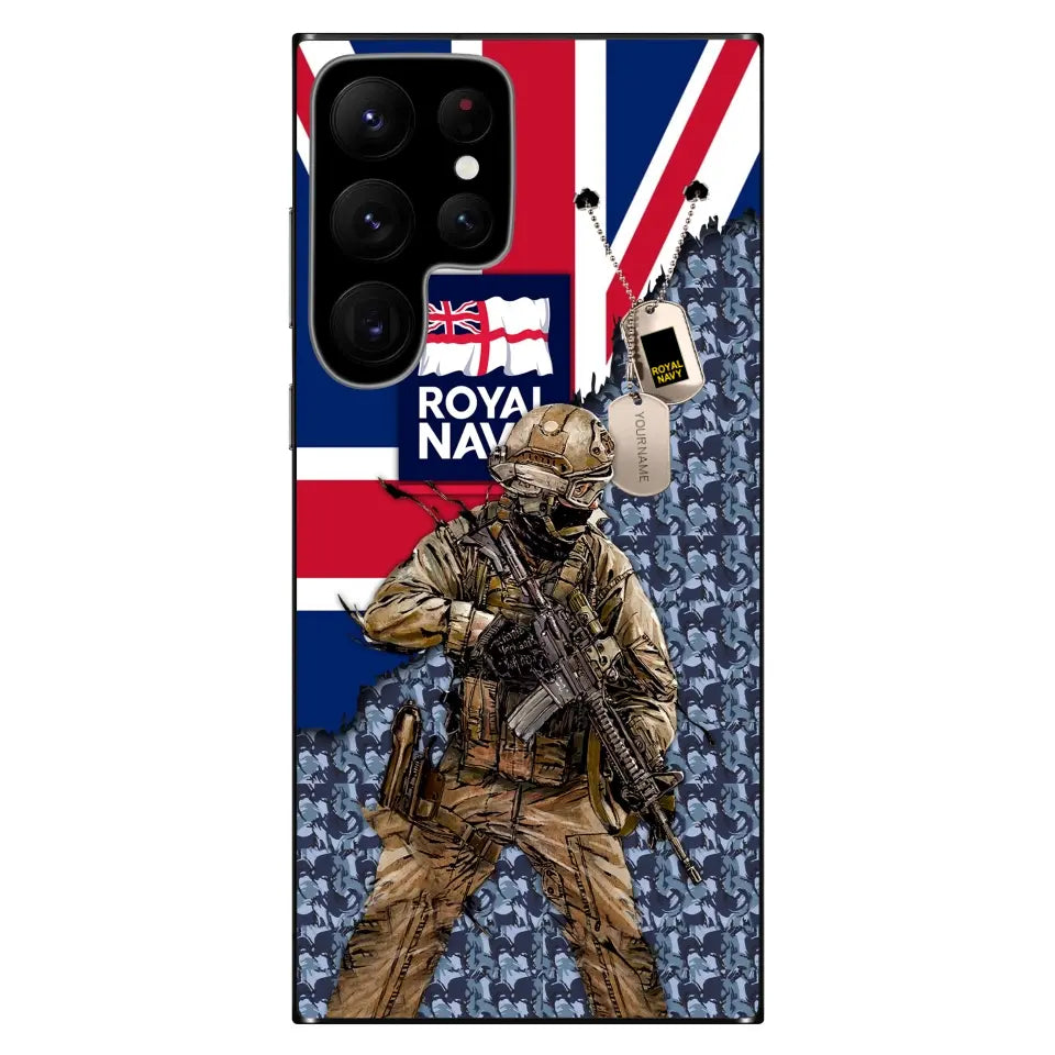Personalized UK Soldier/Veterans With Rank And Name Phone Case Printed - 17089056
