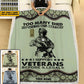 Personalized Ireland Soldier/ Veteran Camo With Name And Rank Fleece Blanket 3D Printed - 17084736