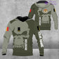 Personalized Belgium  Soldier/ Veteran Camo With Name And Rank Ugly Sweater 3D Printed  - 17080416