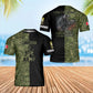 Personalized Canadian  Soldier/ Veteran Camo With Name And Rank Hoodie 3D Printed  - 2902240001