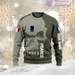 Personalized France Soldier/ Veteran Camo With Name And Rank Hawaii Shirt 3D Printed  - 17080416