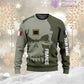 Personalized France Soldier/ Veteran Camo With Name And Rank Hawaii Shirt 3D Printed  - 17080416