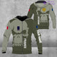 Personalized France Soldier/ Veteran Camo With Name And Rank Hawaii Shirt 3D Printed  - 17080416