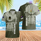 Personalized Australian  Soldier/ Veteran Camo With Name And Rank Hawaii Shirt 3D Printed  - 17080416