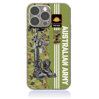 Personalized Australian Soldier/Veterans With Rank, Name Phone Case Printed - 17095104